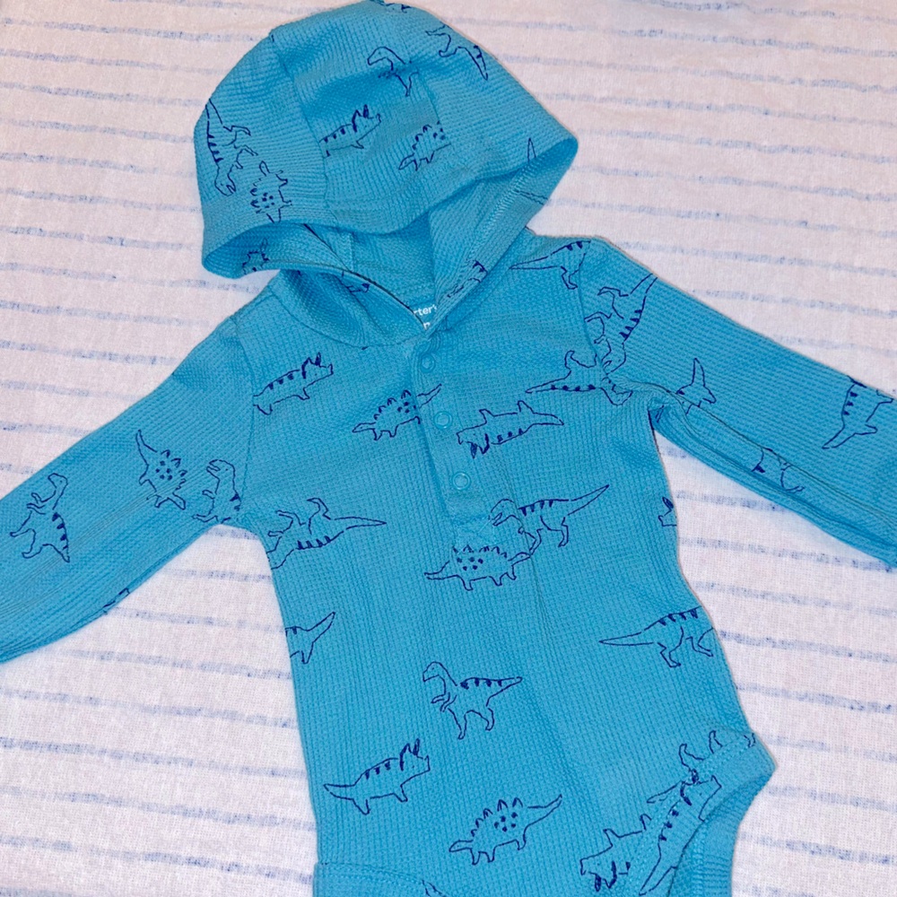 Hidden Dinosaur onesie-NWT